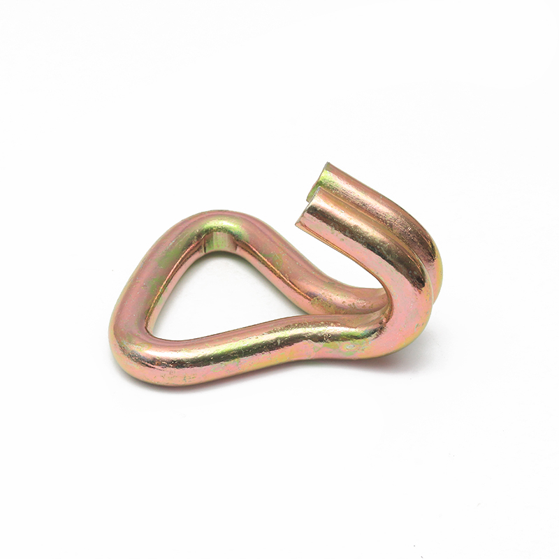 2 tommer 5000 kg/11000 kg gul sinkbelagt dobbelt metall j krok