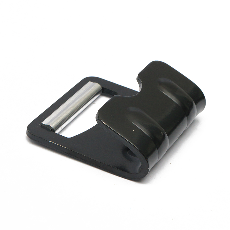 2 tommers svart e-coating metall flat j krok