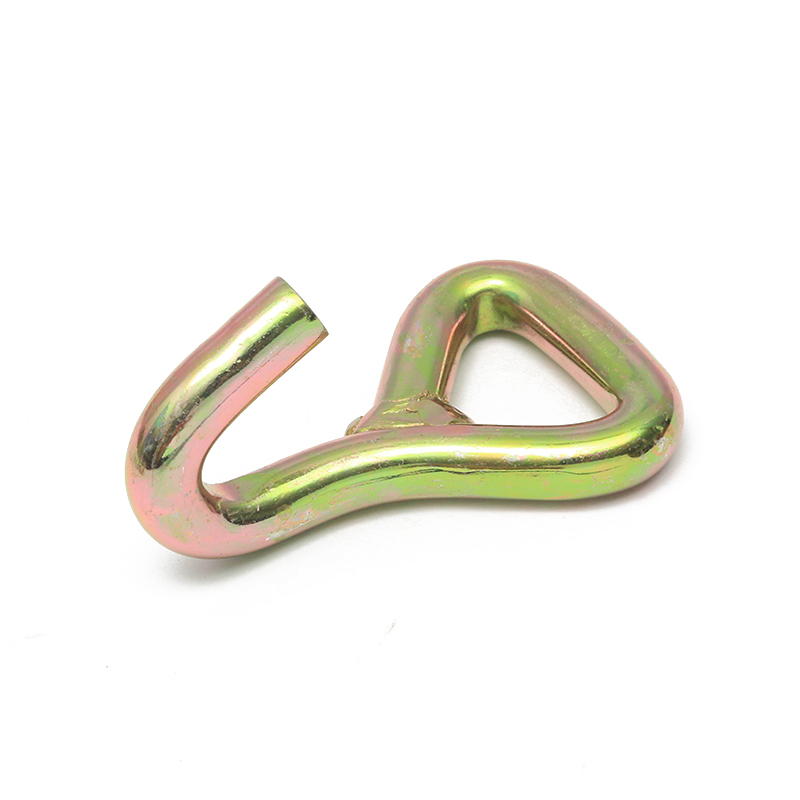 1,5 tommer 3t gul sinkbelagt j krok metall singel j krok