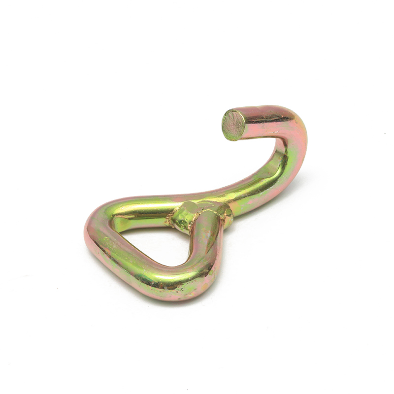 1,5 tommer 3t gul sinkbelagt j krok metall singel j krok