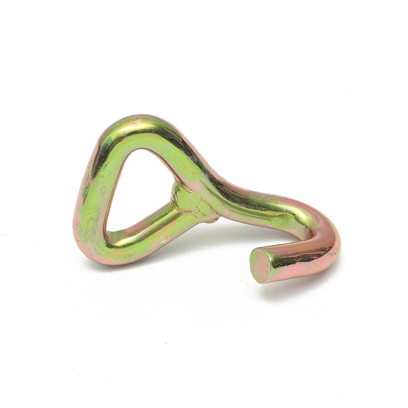 1,5 tommer 3t gul sinkbelagt j krok metall singel j krok