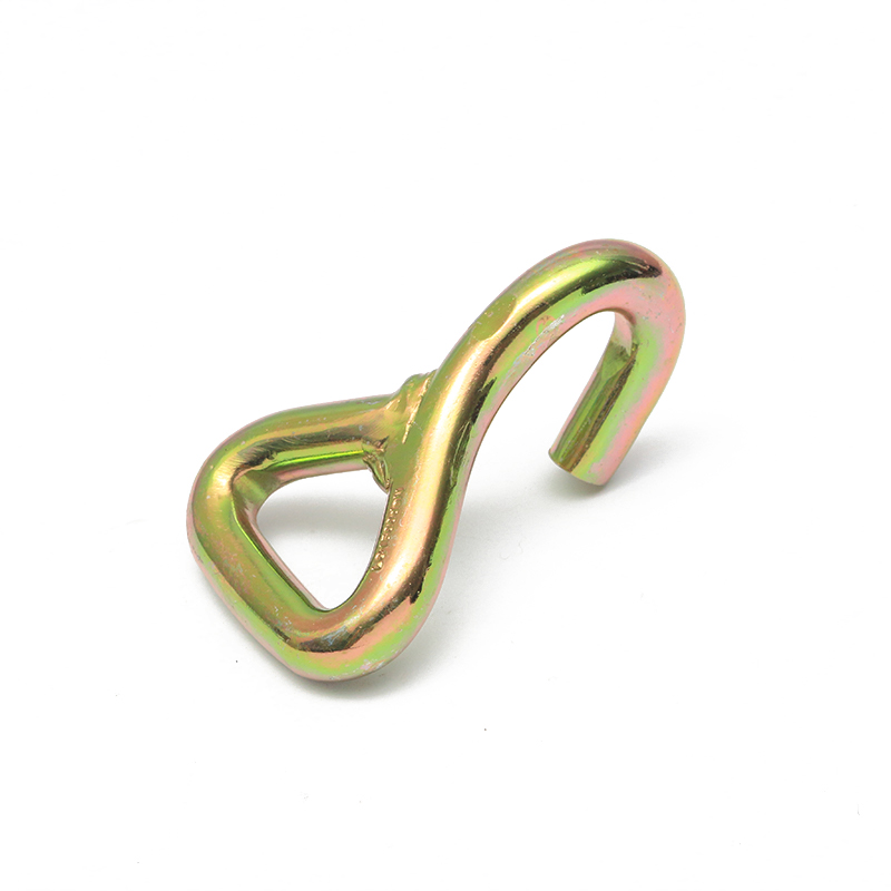 1,5 tommer 3t gul sinkbelagt j krok metall singel j krok