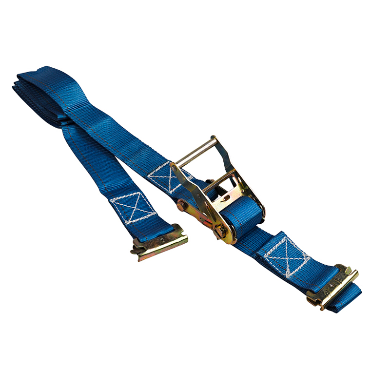 2 tommer 50mm*2t bind ned stroppen med e krok truck ratchet bundet e-track ratchet stropp lastingsstropper